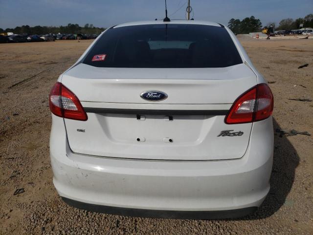 3FADP4BJ5DM203436 - 2013 FORD FIESTA SE WHITE photo 6