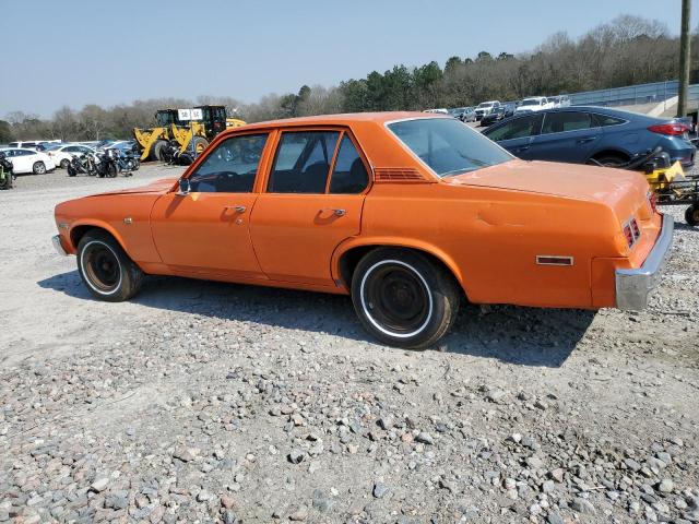 1X69U8T155421 - 1978 CHEVROLET NOVA ORANGE photo 2