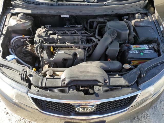 KNAFU4A24A5224220 - 2010 KIA FORTE EX GRAY photo 11