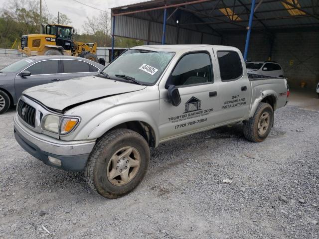 5TEGN92N82Z116711 - 2002 TOYOTA TACOMA DOUBLE CAB PRERUNNER SILVER photo 1