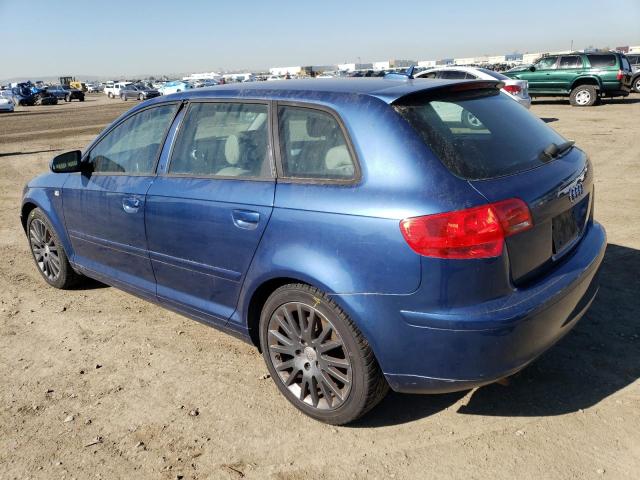 WAUMF68P36A000904 - 2006 AUDI A3 2.0 SPORT BLUE photo 2