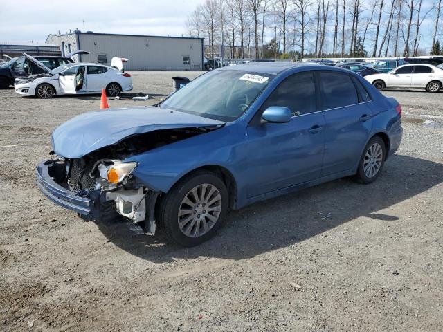 JF1GE606X9H504776 - 2009 SUBARU IMPREZA 2.5I PREMIUM BLUE photo 1