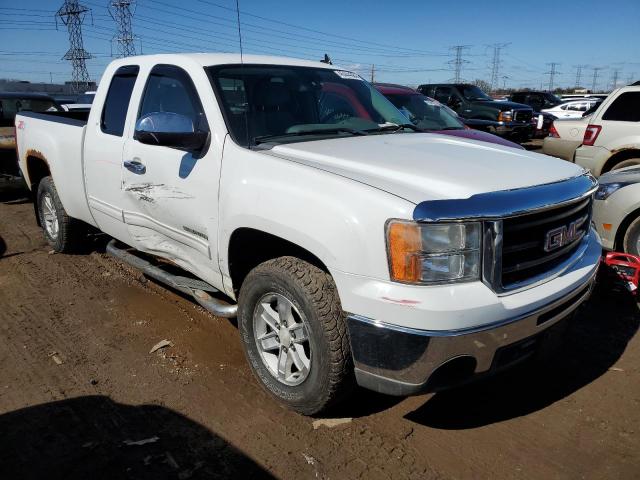 1GTR2VE3XBZ190633 - 2011 GMC SIERRA K1500 SLE WHITE photo 4