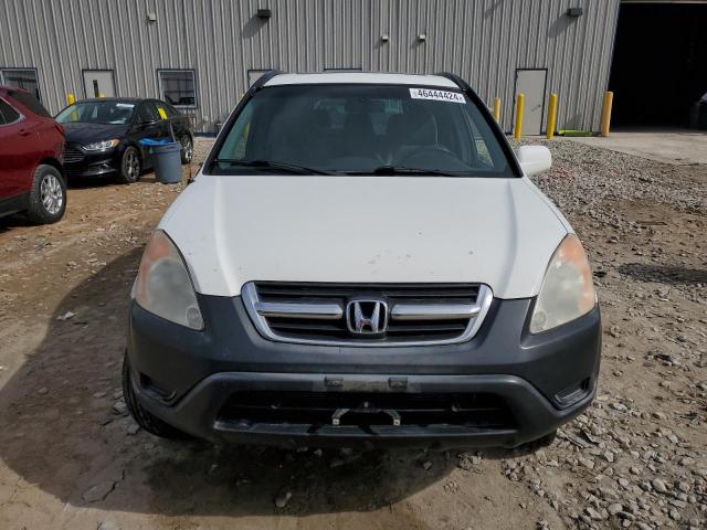 JHLRD78884C035360 - 2004 HONDA CR-V EX WHITE photo 5