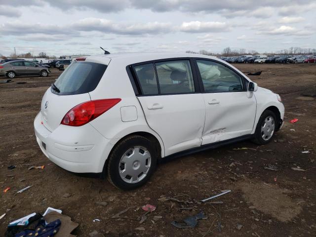 3N1BC1CP3AL352723 - 2010 NISSAN VERSA S WHITE photo 3