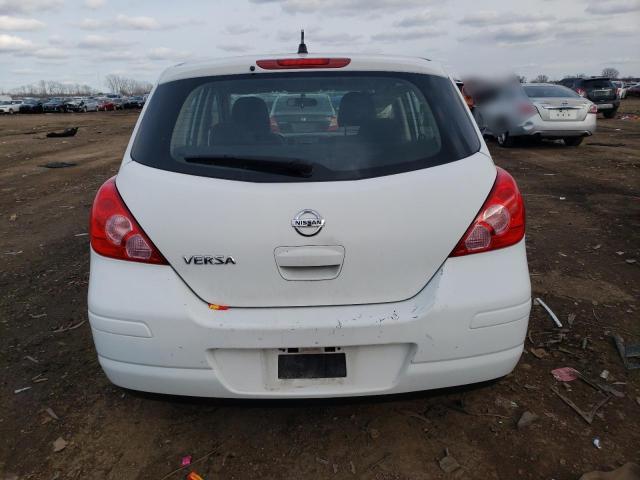 3N1BC1CP3AL352723 - 2010 NISSAN VERSA S WHITE photo 6