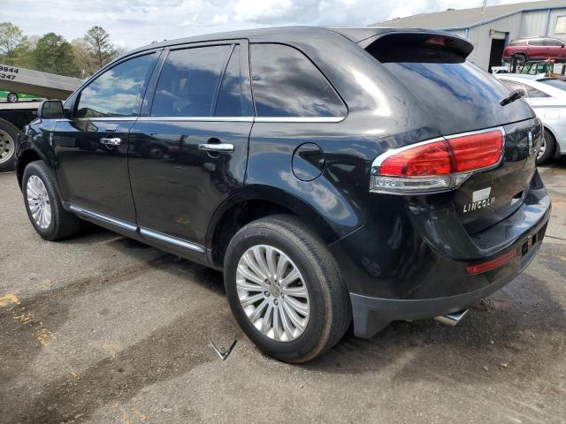 2LMDJ6JK7CBL18377 - 2012 LINCOLN MKX BLACK photo 2