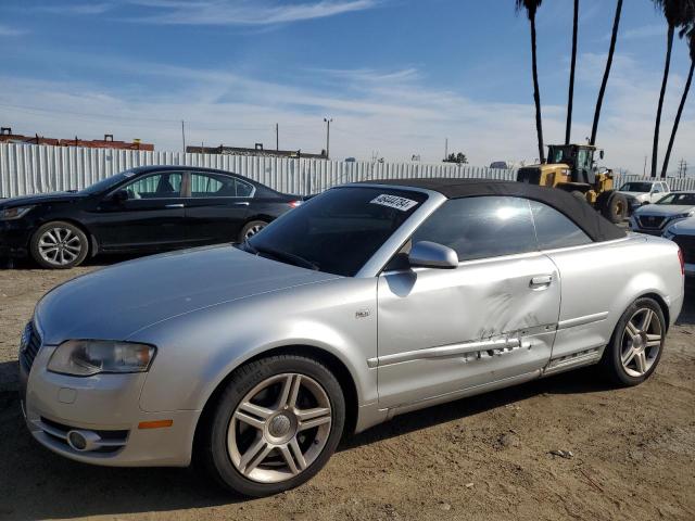 WAUDF48H07K028233 - 2007 AUDI A4 2.0T CABRIOLET QUATTRO SILVER photo 1