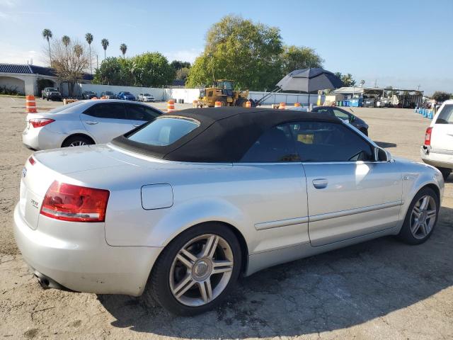 WAUDF48H07K028233 - 2007 AUDI A4 2.0T CABRIOLET QUATTRO SILVER photo 3