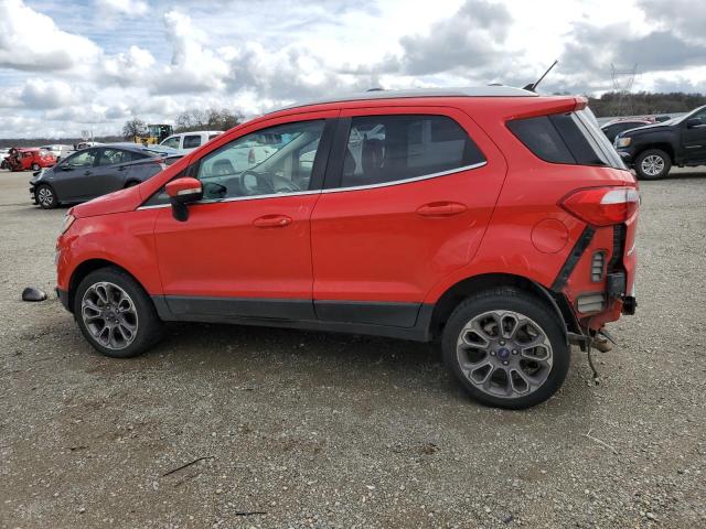 MAJ6S3KL8KC304424 - 2019 FORD ECOSPORT TITANIUM RED photo 2