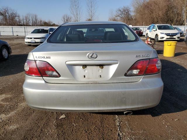 JTHBF30G536013557 - 2003 LEXUS ES 300 SILVER photo 6