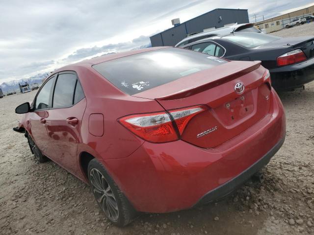 5YFBURHE7EP101793 - 2014 TOYOTA COROLLA L RED photo 2