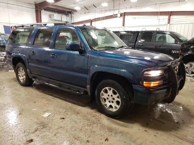 3GNFK16Z85G231075 - 2005 CHEVROLET SUBURBAN K1500 BLUE photo 4