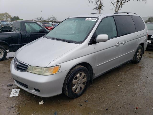 5FNRL18004B064619 - 2004 HONDA ODYSSEY EXL SILVER photo 1