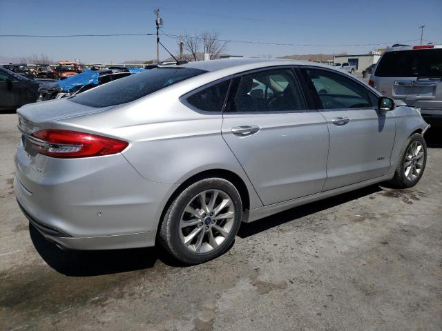 3FA6P0PU4HR274950 - 2017 FORD FUSION SE PHEV SILVER photo 3