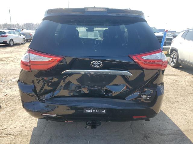 5TDDZ3DC2KS226991 - 2019 TOYOTA SIENNA XLE BLACK photo 6