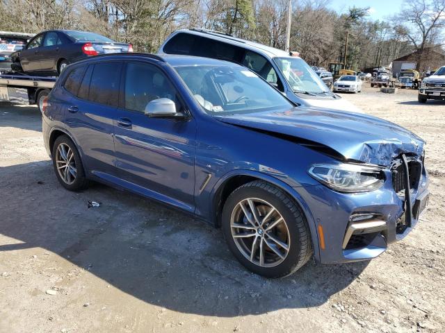 5UXTS3C57J0Y94076 - 2018 BMW X3 XDRIVEM40I BLUE photo 4