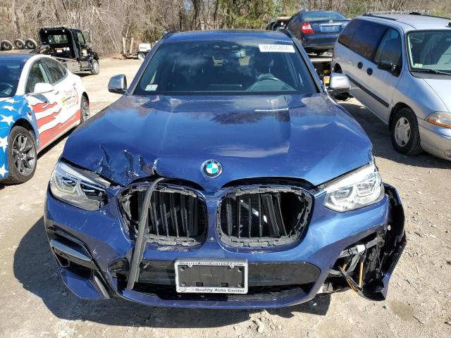 5UXTS3C57J0Y94076 - 2018 BMW X3 XDRIVEM40I BLUE photo 5