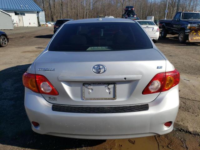 2T1BU40E19C149696 - 2009 TOYOTA COROLLA BASE SILVER photo 6