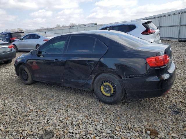 3VW2K7AJ4DM373898 - 2013 VOLKSWAGEN JETTA BASE Սև լուսանկար 2