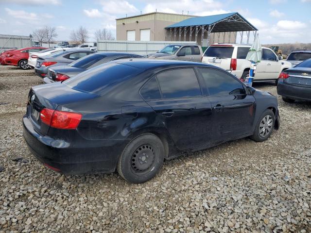 3VW2K7AJ4DM373898 - 2013 VOLKSWAGEN JETTA BASE Սև լուսանկար 3