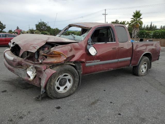 5TBRN34163S381618 - 2003 TOYOTA TUNDRA ACCESS CAB SR5 RED photo 1