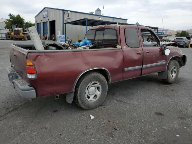 5TBRN34163S381618 - 2003 TOYOTA TUNDRA ACCESS CAB SR5 RED photo 3