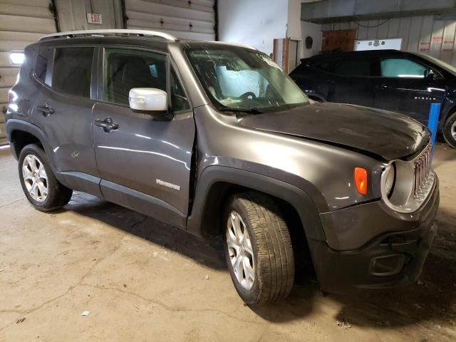 ZACCJBDTXGPC75664 - 2016 JEEP RENEGADE LIMITED GRAY photo 4