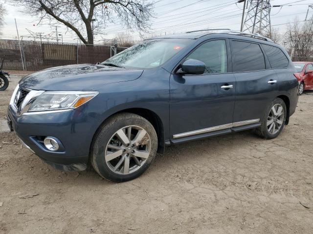 5N1AR2MM6FC686227 - 2015 NISSAN PATHFINDER S 蓝色 照片 1