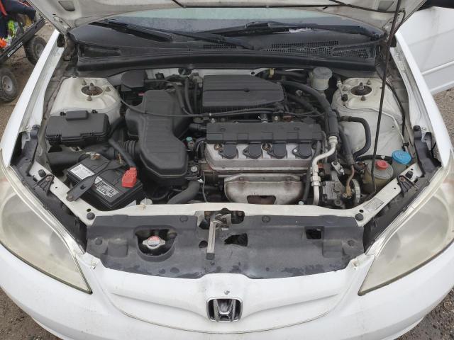 2HGES16685H554781 - 2005 HONDA CIVIC LX WHITE photo 11