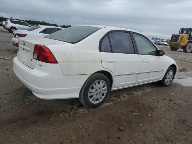 2HGES16685H554781 - 2005 HONDA CIVIC LX WHITE photo 3