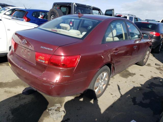 5NPET4AC7AH581868 - 2010 HYUNDAI SONATA GLS BURGUNDY photo 3