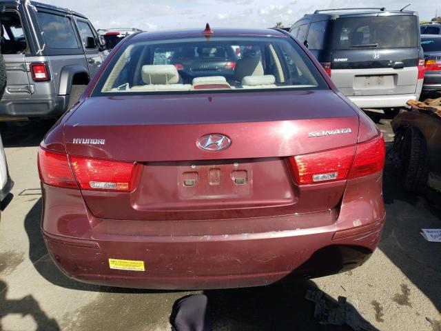 5NPET4AC7AH581868 - 2010 HYUNDAI SONATA GLS BURGUNDY photo 6