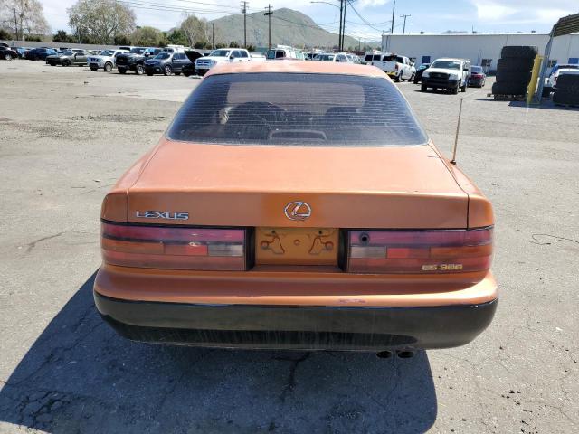 JT8VK13T5N0070689 - 1992 LEXUS ES 300 ORANGE photo 6