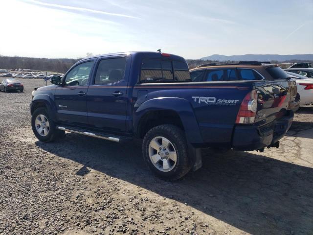 5TFLU4EN6EX103421 - 2014 TOYOTA TACOMA DOUBLE CAB BLUE photo 2