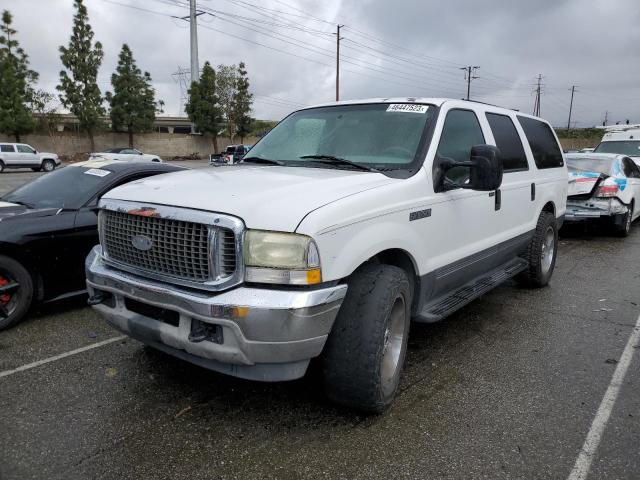 1FMNU40L24EA00811 - 2004 FORD EXCURSION XLT WHITE photo 1