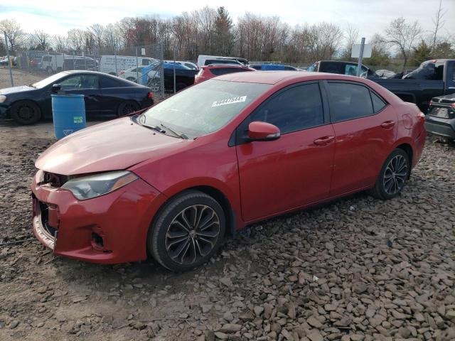 2T1BURHE6EC063800 - 2014 TOYOTA COROLLA L RED photo 1