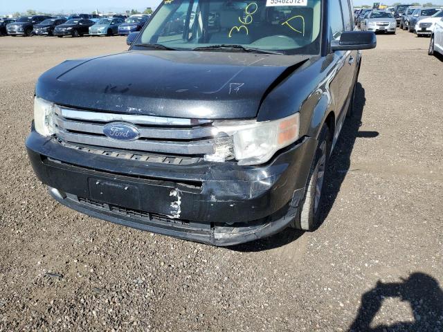 2FMHK6CC4ABD01646 - 2010 FORD FLEX SEL BLACK photo 9