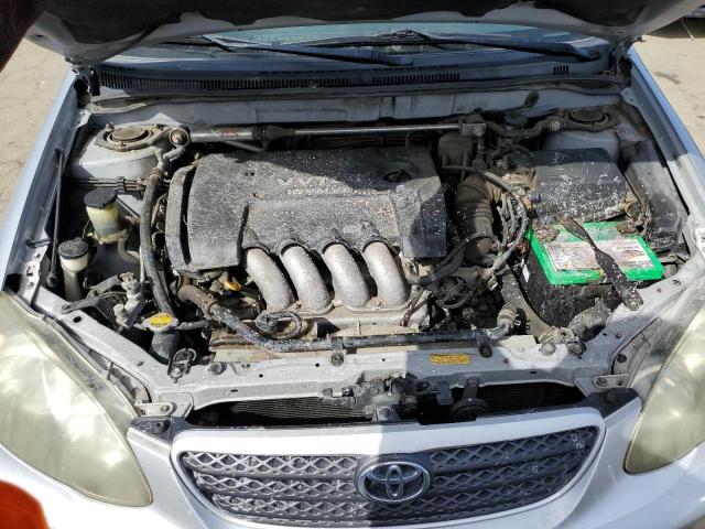 2T1BY30EX5C319840 - 2005 TOYOTA COROLLA XRS SILVER photo 11