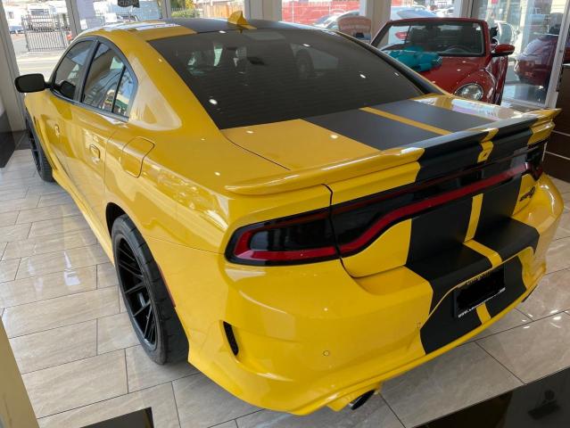 2C3CDXL91JH202819 - 2018 DODGE CHARGER SRT HELLCAT YELLOW photo 3