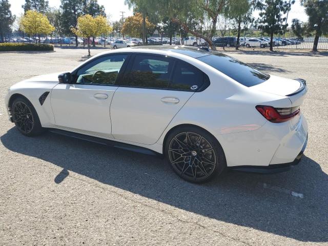 WBS33AY06PFP15671 - 2023 BMW M3 COMPETITION WHITE photo 2
