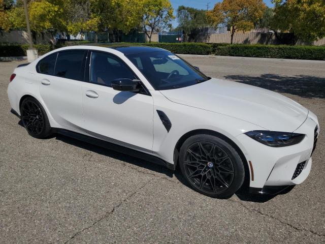 WBS33AY06PFP15671 - 2023 BMW M3 COMPETITION WHITE photo 4