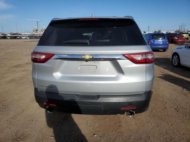 1GNERFKW1MJ245025 - 2021 CHEVROLET TRAVERSE LS SILVER photo 6