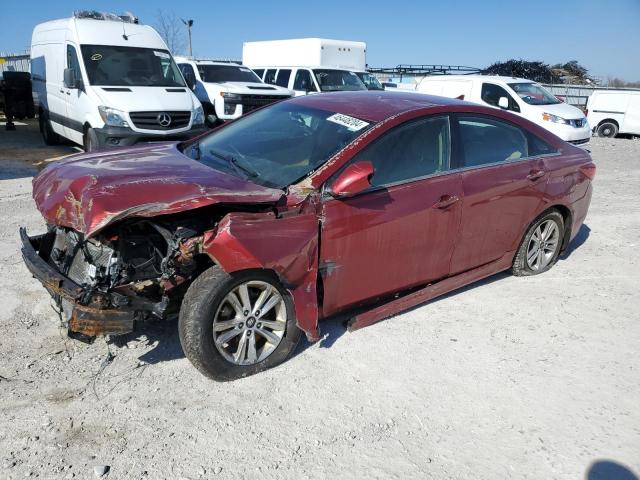 5NPEB4AC0BH259898 - 2011 HYUNDAI SONATA GLS BURGUNDY photo 1