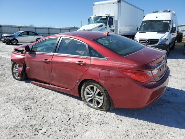 5NPEB4AC0BH259898 - 2011 HYUNDAI SONATA GLS BURGUNDY photo 2