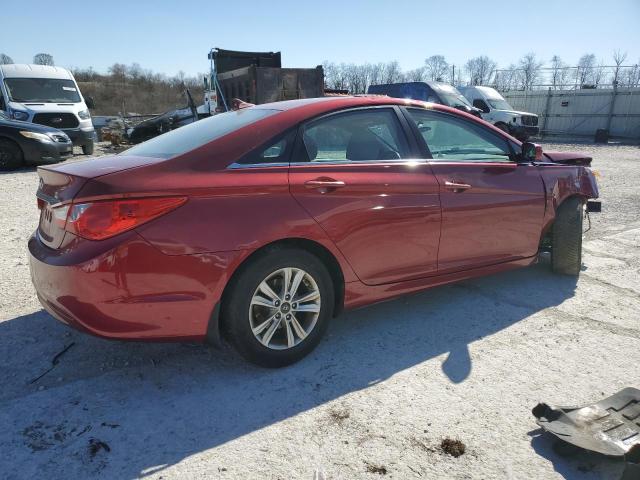 5NPEB4AC0BH259898 - 2011 HYUNDAI SONATA GLS BURGUNDY photo 3