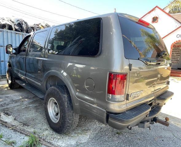 1FMNU42P54EA56094 - 2004 FORD EXCURSION LIMITED BEIGE photo 3