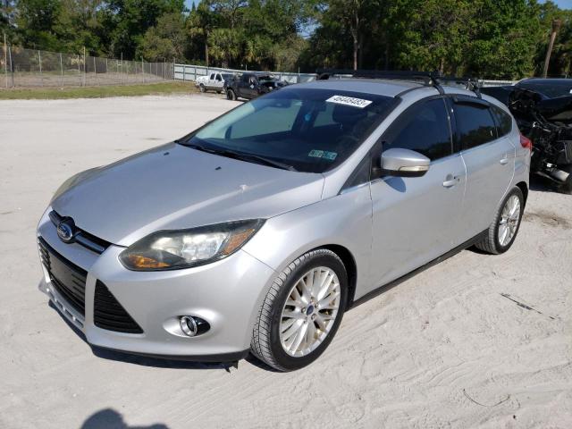 1FADP3N23DL300201 - 2013 FORD FOCUS TITANIUM SILVER photo 1