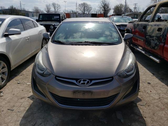 5NPDH4AE1EH522786 - 2014 HYUNDAI ELANTRA SE GRAY photo 5