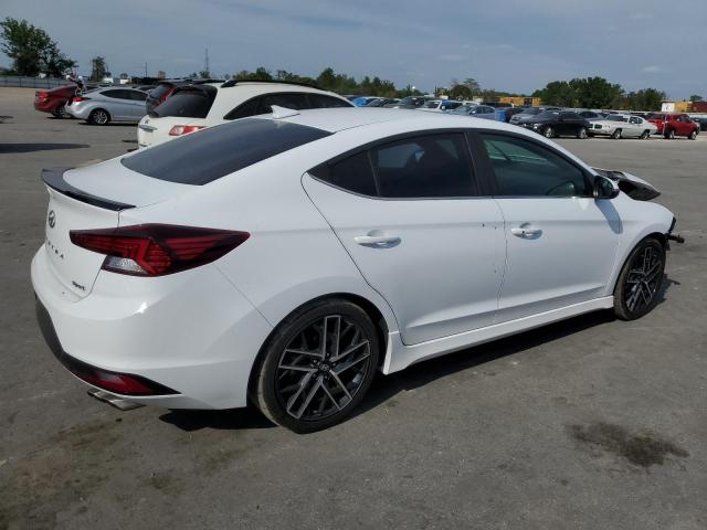 KMHD04LB5KU832818 - 2019 HYUNDAI ELANTRA SPORT WHITE photo 3